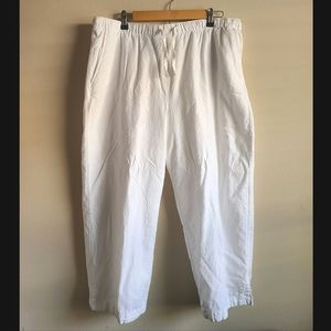 White Capris-XL